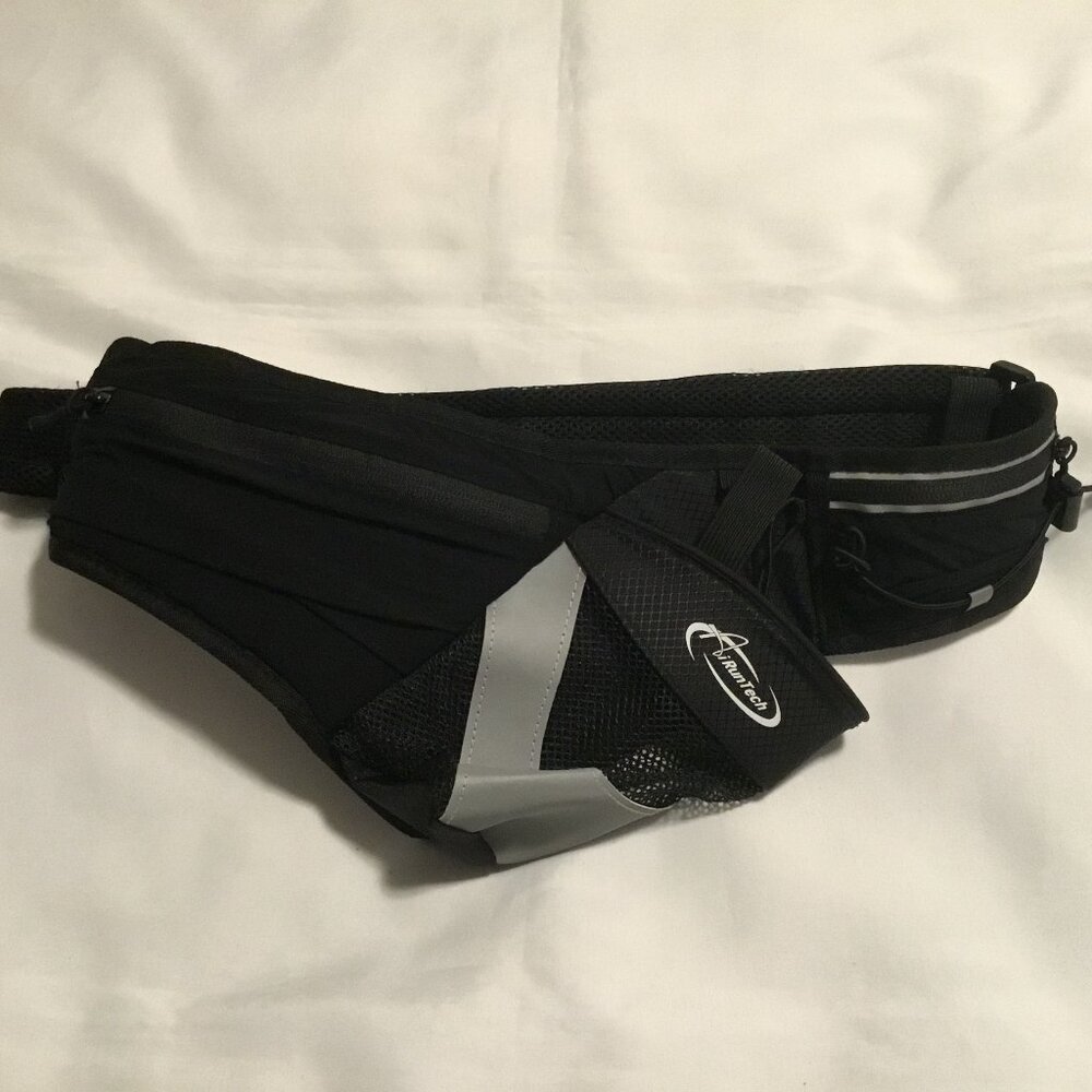 AiRunTech Fanny Pack with Water Bottle Holder, Waist Belt, Running Hiking
